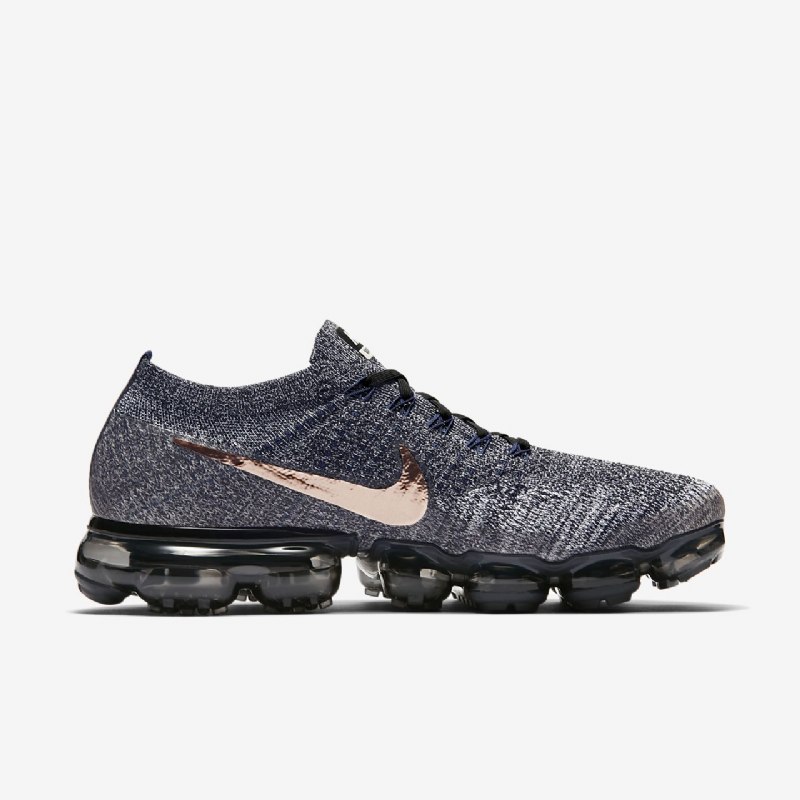 Juokseva Nike Air Vapormax Flyknit Explorer Miesten Musta Navy University Pronssi Metallinpunainen