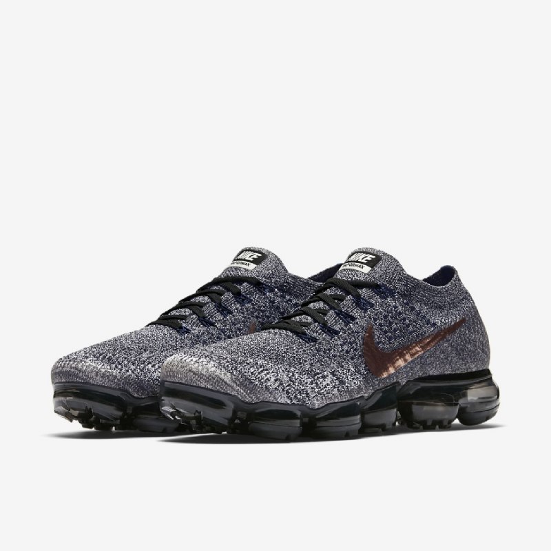 Juokseva Nike Air Vapormax Flyknit Explorer Miesten Musta Navy University Pronssi Metallinpunainen