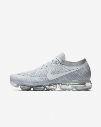 Juokseva Nike Air Vapormax Flyknit Miesten Pure Platinum Wolf Grey White