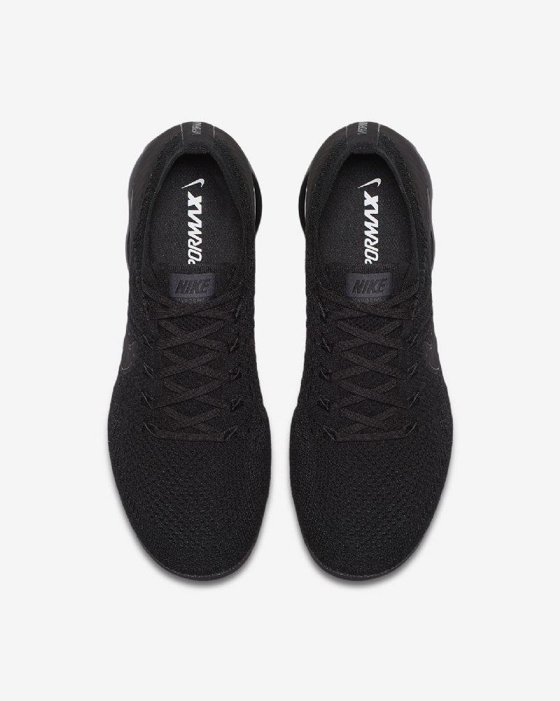 Juokseva Nike Air Vapormax Flyknit ‘triple Black’ Miesten Musta Antrasiittivalkoinen