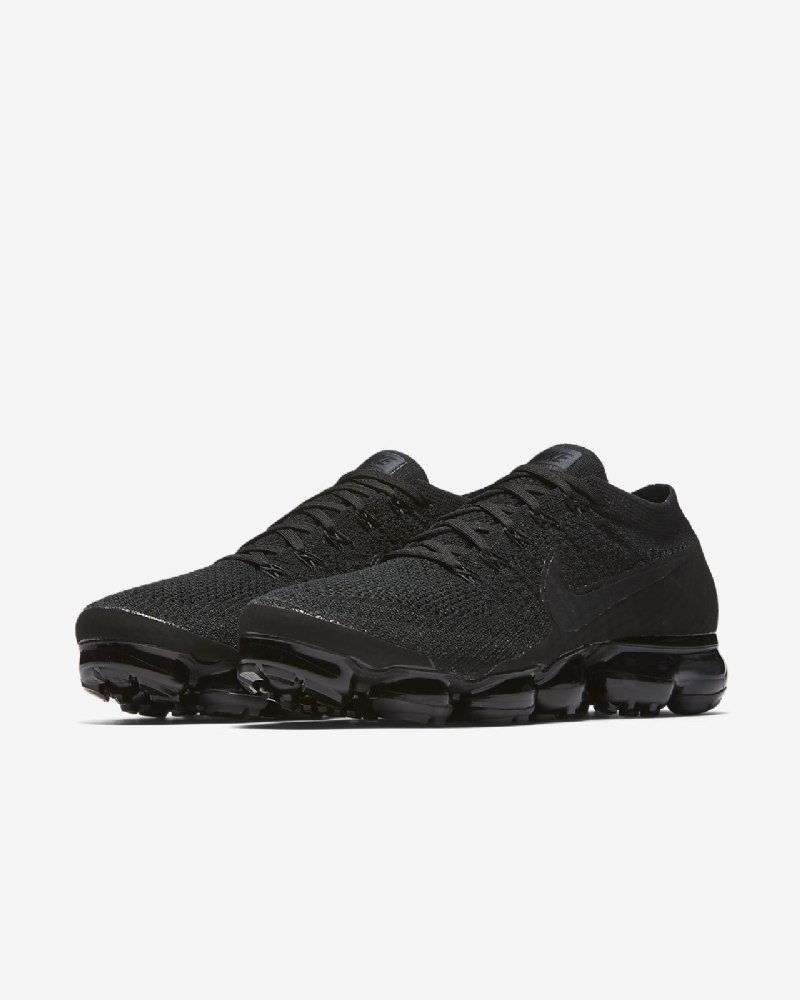 Juokseva Nike Air Vapormax Flyknit ‘triple Black’ Miesten Musta Antrasiittivalkoinen
