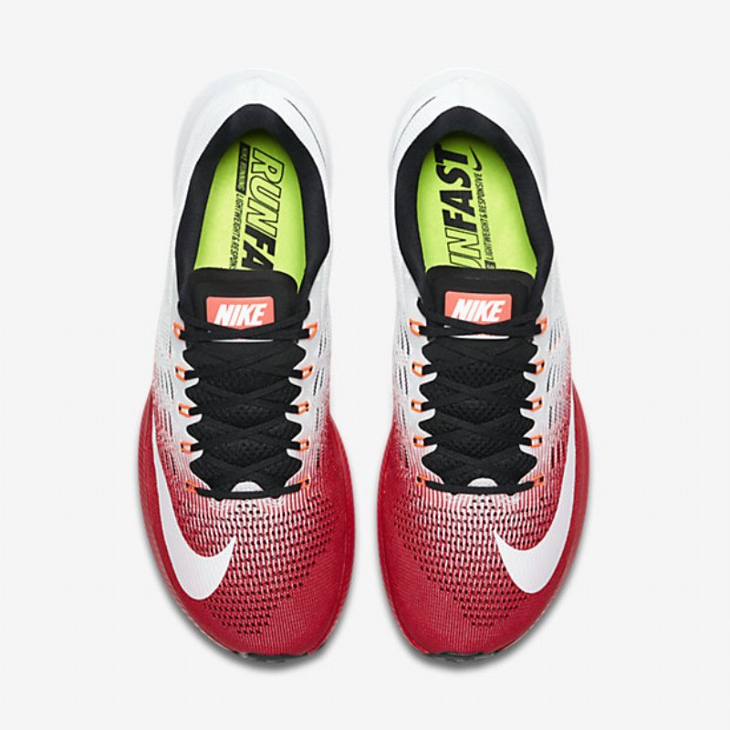 Juokseva Nike Air Zoom Elite Miesten 9 University Red Musta Hyper Oranssi Valkoinen