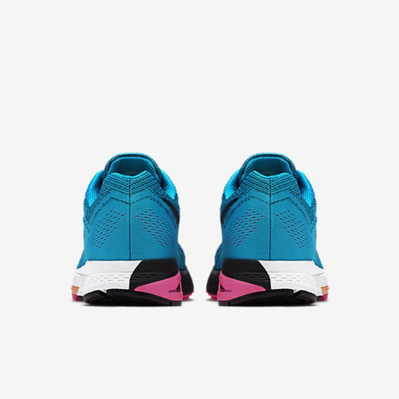Juokseva Nike Air Zoom Structure 18 Naisten Blue Lagoon Pink Pud Glow Sunset Black