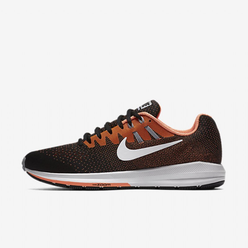 Juokseva Nike Air Zoom Structure 20 Miesten Black Total Oranssi Harmaa Wolf White