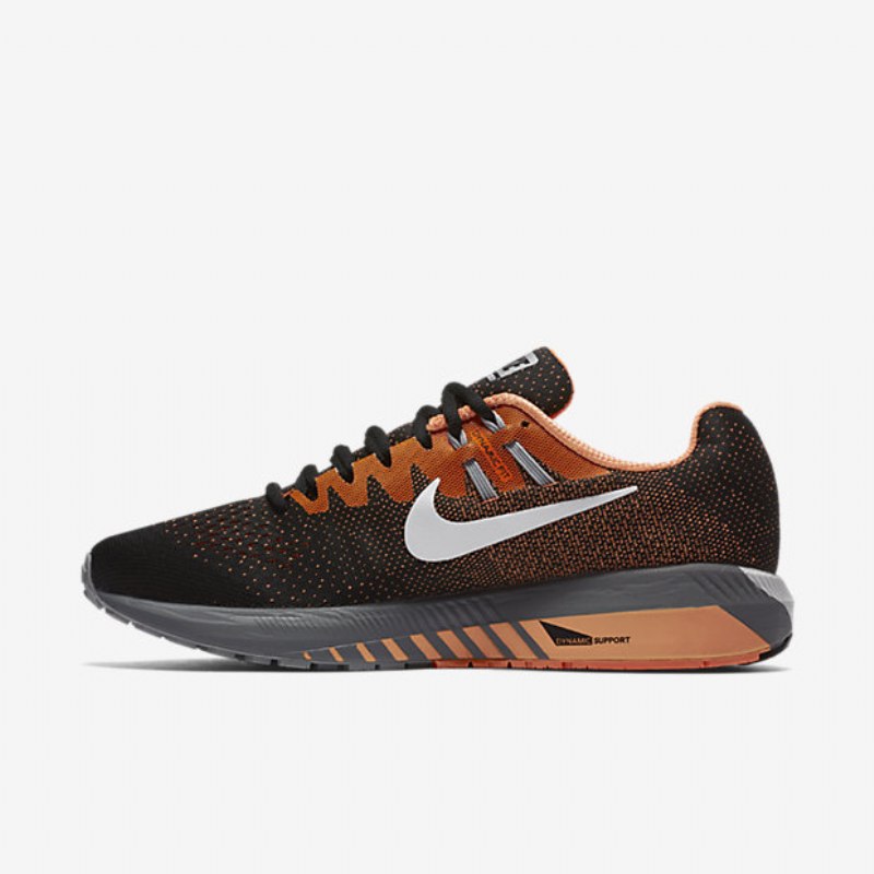 Juokseva Nike Air Zoom Structure 20 Miesten Black Total Oranssi Harmaa Wolf White