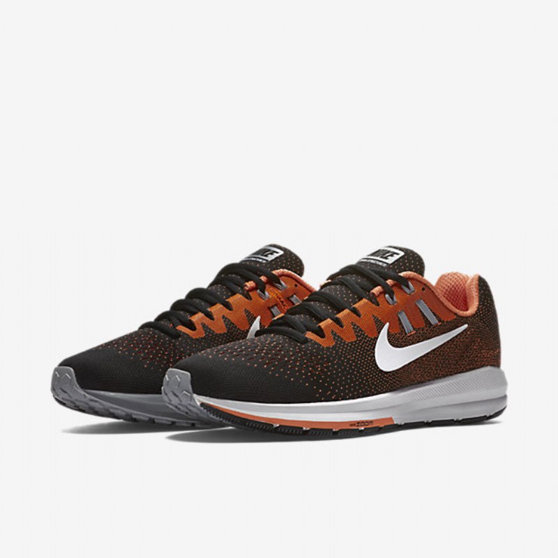 Juokseva Nike Air Zoom Structure 20 Miesten Black Total Oranssi Harmaa Wolf White