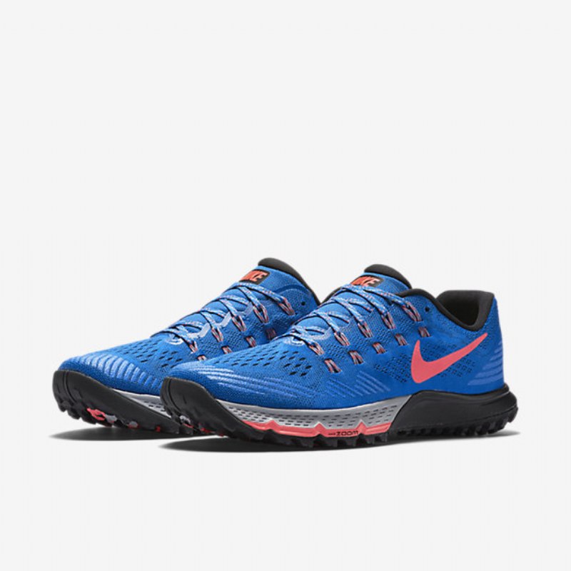 Juokseva Nike Air Zoom Terra Kiger 3 Miesten Soar Squadron Sininen Musta Punch Hot
