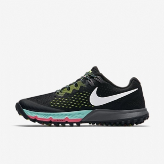 Juokseva Nike Air Zoom Terra Kiger 4 Naisten Black Volt Hyper Turquoise White