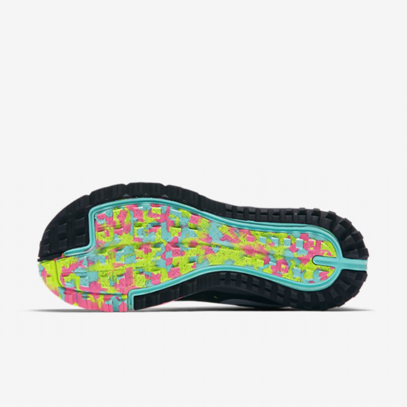 Juokseva Nike Air Zoom Terra Kiger 4 Naisten Black Volt Hyper Turquoise White