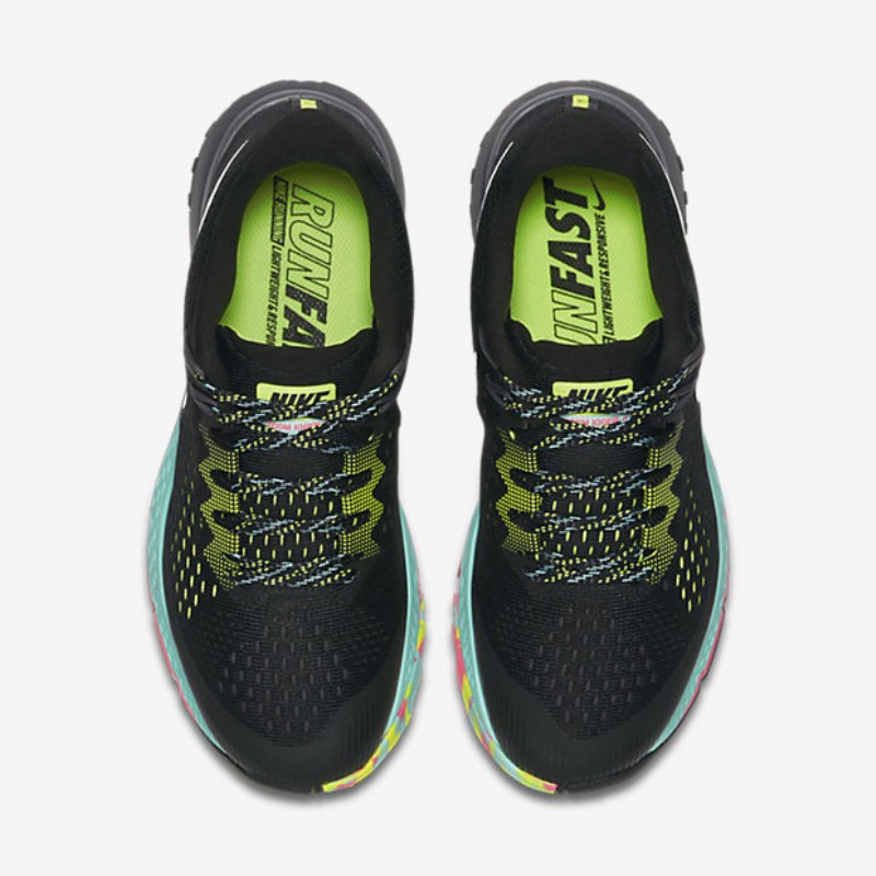 Juokseva Nike Air Zoom Terra Kiger 4 Naisten Black Volt Hyper Turquoise White