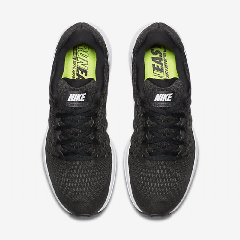 Juokseva Nike Air Zoom Vomero 12 Miesten Musta Antrasiitti Valkoinen