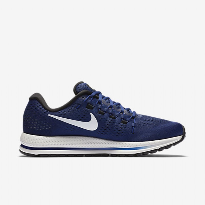 Juokseva Nike Air Zoom Vomero 12 Miesten Syvä Kuninkaallinen Musta Valkoinen Toppi