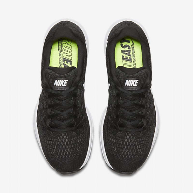 Juokseva Nike Air Zoom Vomero 12 Naisten Black Antrasiitinvalkoinen