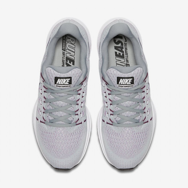 Juokseva Nike Air Zoom Vomero 12 Naisten Pure Platinum Wolf Grey Orchid Purple Dynasty