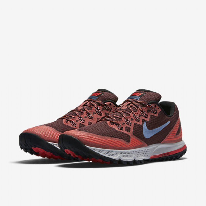 Juokseva Nike Air Zoom Wildhorse 3 Miesten Bordeaux Night Ember Glow Black Ocean Sumu