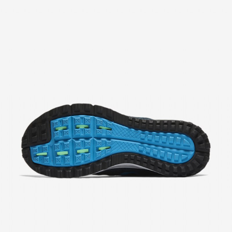 Juokseva Nike Air Zoom Wildhorse 3 Miesten Laivastonsininen Sininen Legion Electric Green Blue Lagoon