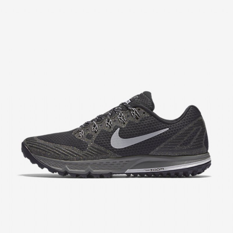 Juokseva Nike Air Zoom Wildhorse 3 Miesten Musta Harmaa Wolf Kylmäharmaa Tummanharmaa