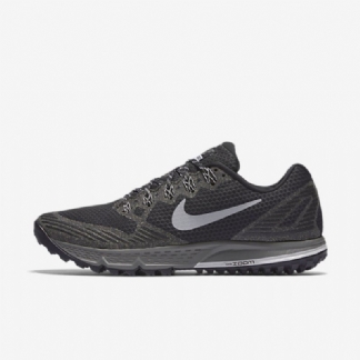 Juokseva Nike Air Zoom Wildhorse 3 Miesten Musta Harmaa Wolf Kylmäharmaa Tummanharmaa