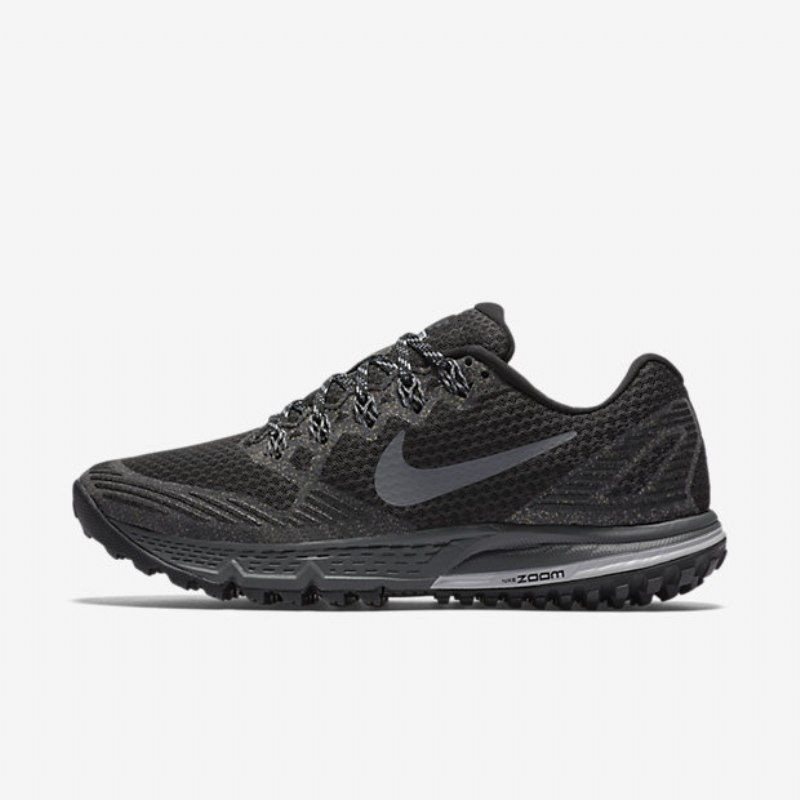 Juokseva Nike Air Zoom Wildhorse 3 Naiset Musta Harmaa Wolf Kylmäharmaa Tummanharmaa