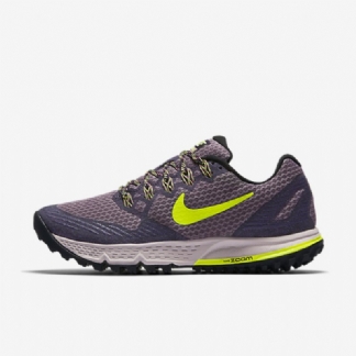 Juokseva Nike Air Zoom Wildhorse 3 Naisten Purppura Savu Dynasty Luumu Sumu Volt