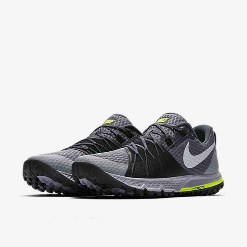 Juokseva Nike Air Zoom Wildhorse 4 Miesten Musta Stealth Grey Wolf