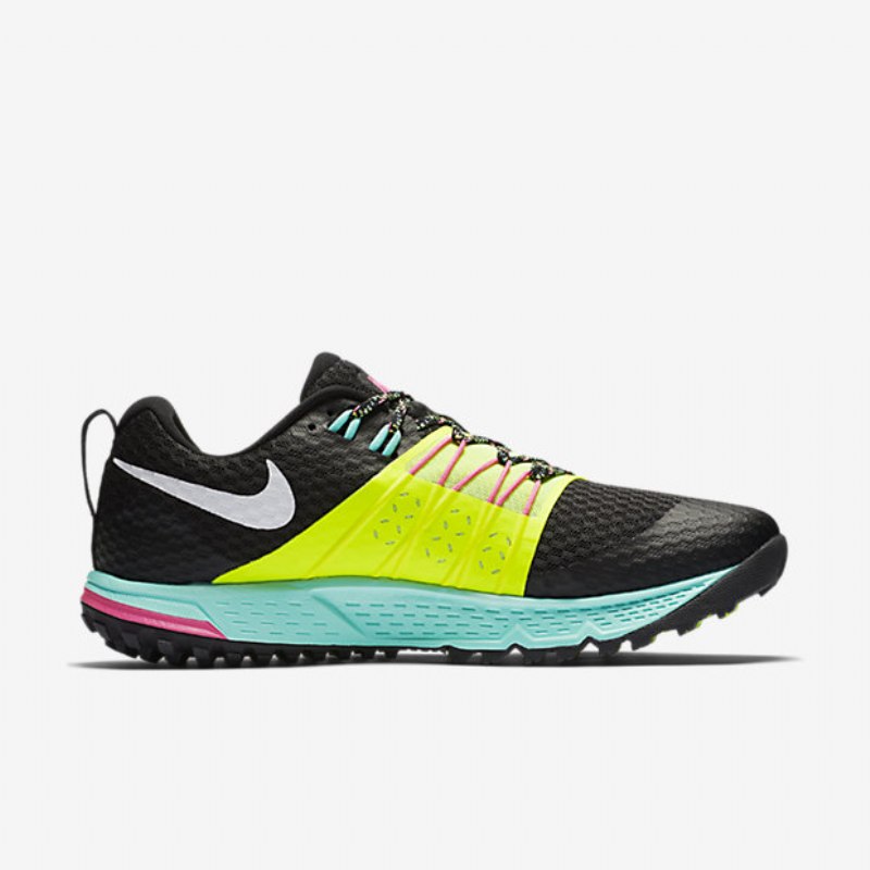 Juokseva Nike Air Zoom Wildhorse 4 Miesten Musta Volt Hyper Turquoise White