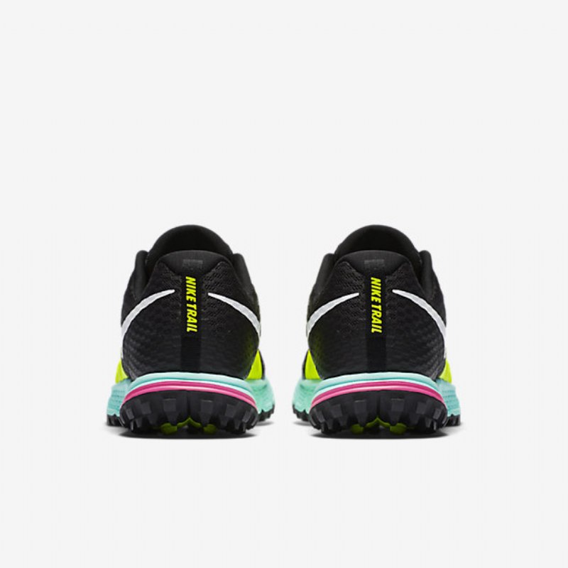 Juokseva Nike Air Zoom Wildhorse 4 Miesten Musta Volt Hyper Turquoise White