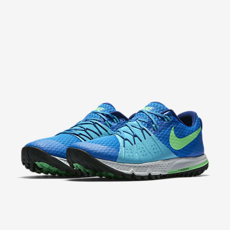 Juokseva Nike Air Zoom Wildhorse 4 Miesten Soar Kloorisininen Kuninkaallinen Syvänsininen Vihreä Elektro