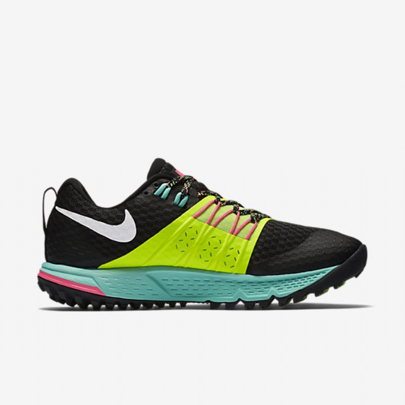 Juokseva Nike Air Zoom Wildhorse 4 Naisten Black Volt Hyper Turquoise White