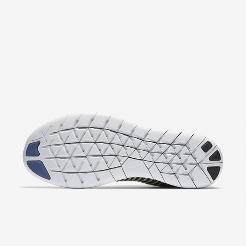 Juokseva Nike Free Miesten Rn Flyknit Blue Squadron Vihreä Aave Lagoon Black