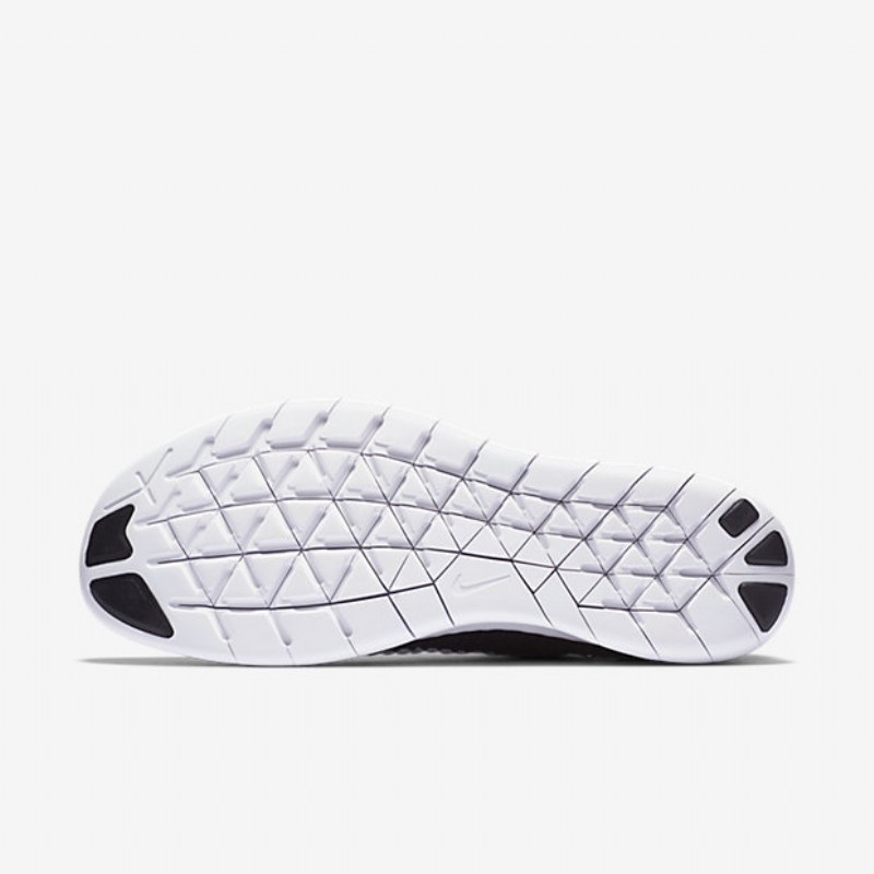 Juokseva Nike Free Miesten Rn Flyknit Musta Valkoinen