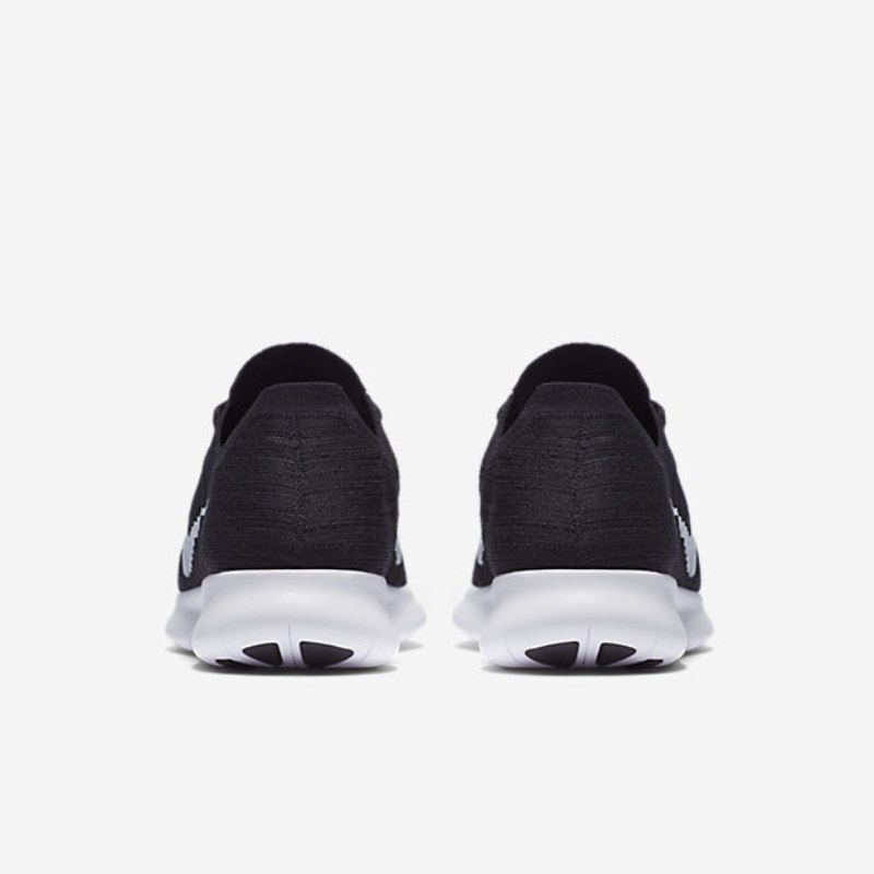 Juokseva Nike Free Miesten Rn Flyknit Musta Valkoinen