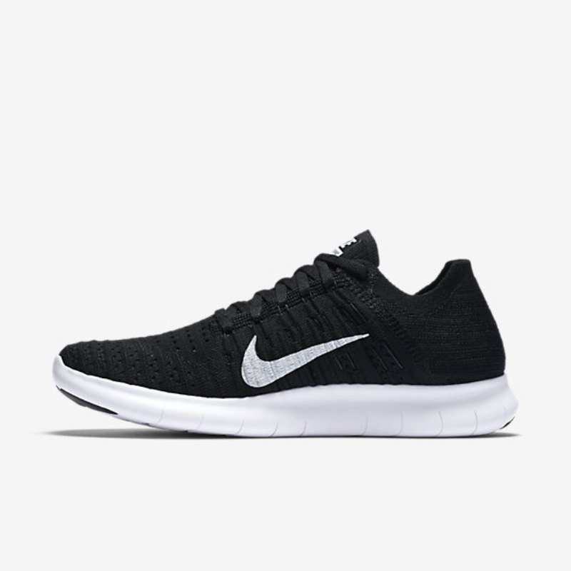 Juokseva Nike Free Naisten Rn Flyknit Black White