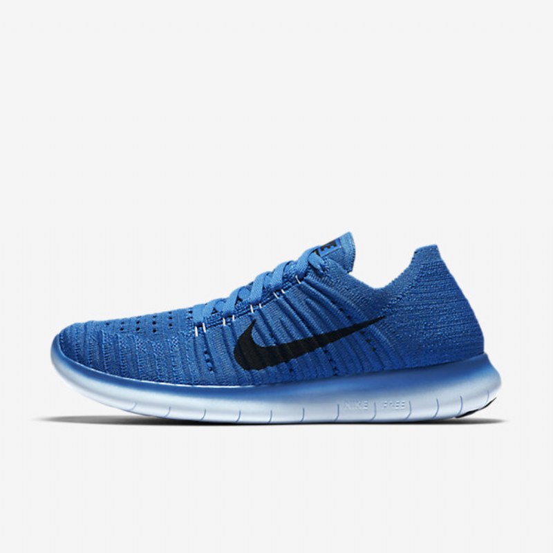 Juokseva Nike Free Naisten Rn Flyknit Blue Star College Bluecap Black