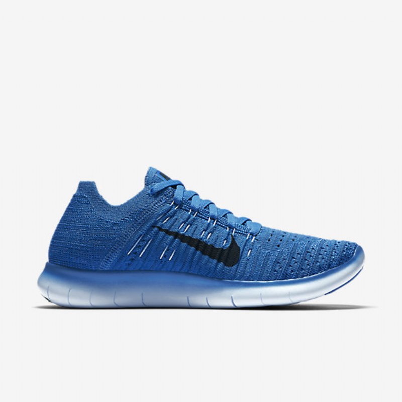 Juokseva Nike Free Naisten Rn Flyknit Blue Star College Bluecap Black