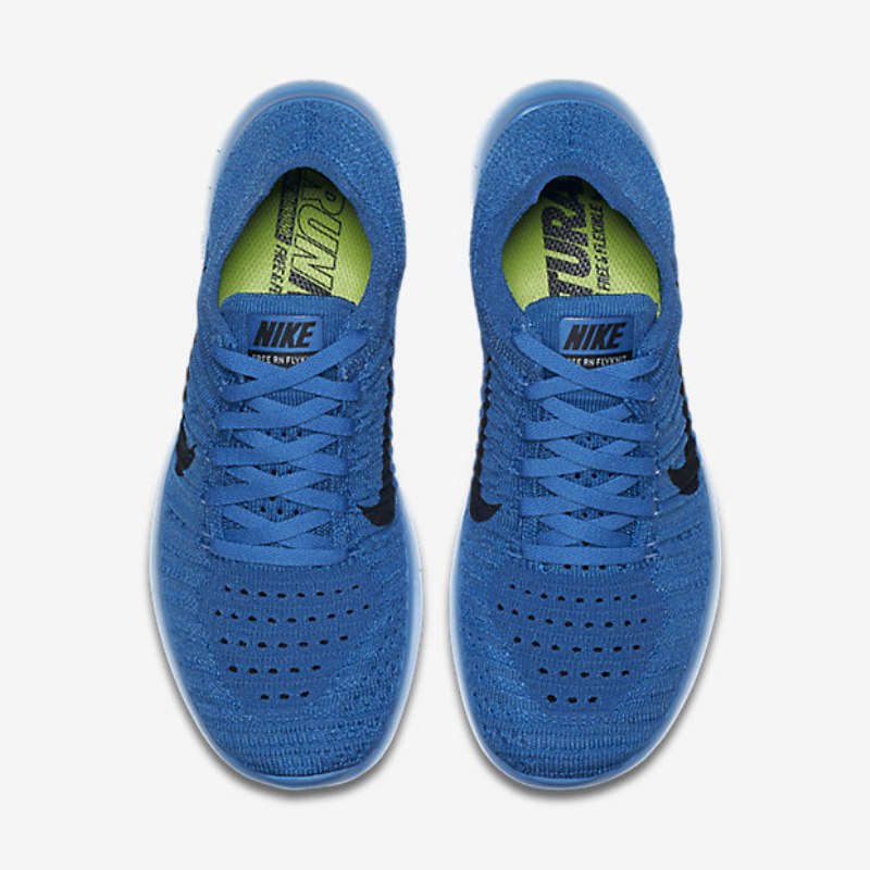 Juokseva Nike Free Naisten Rn Flyknit Blue Star College Bluecap Black