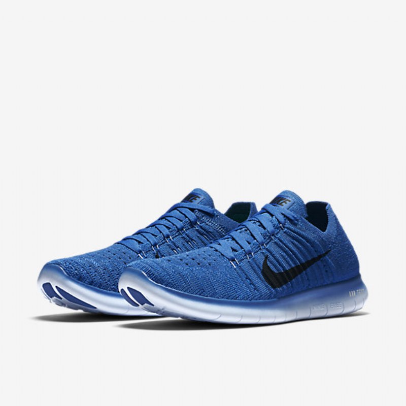 Juokseva Nike Free Naisten Rn Flyknit Blue Star College Bluecap Black