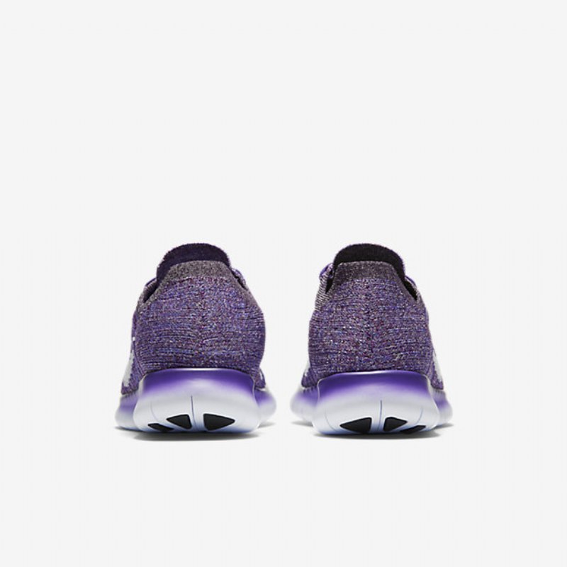 Juokseva Nike Free Naisten Rn Flyknit Suuri Violetti Kirkas Mangoluumu Sumuvalkoinen