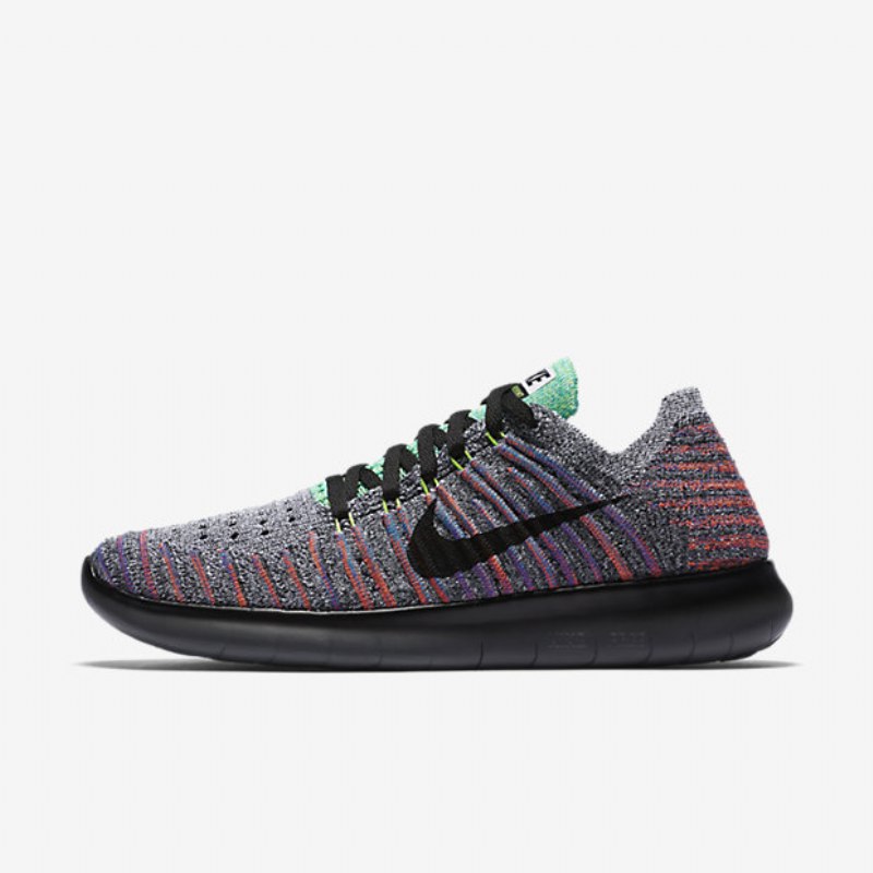 Juokseva Nike Free Naisten Rn Flyknit Total Crimson Blue Lagoon Black
