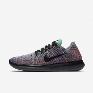 Juokseva Nike Free Naisten Rn Flyknit Total Crimson Blue Lagoon Black