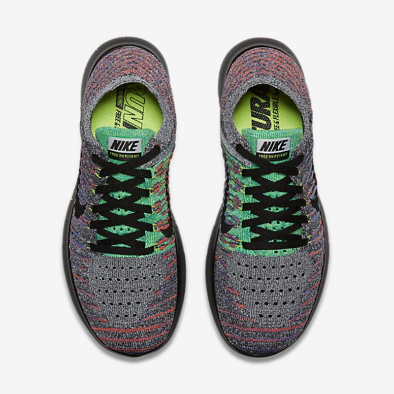 Juokseva Nike Free Naisten Rn Flyknit Total Crimson Blue Lagoon Black