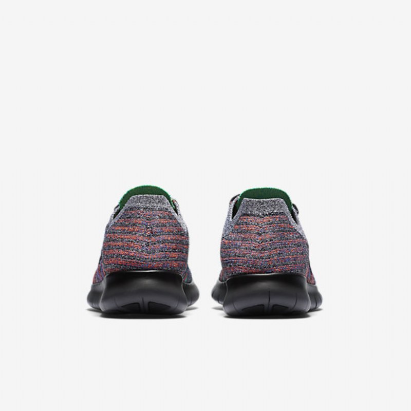 Juokseva Nike Free Naisten Rn Flyknit Total Crimson Blue Lagoon Black