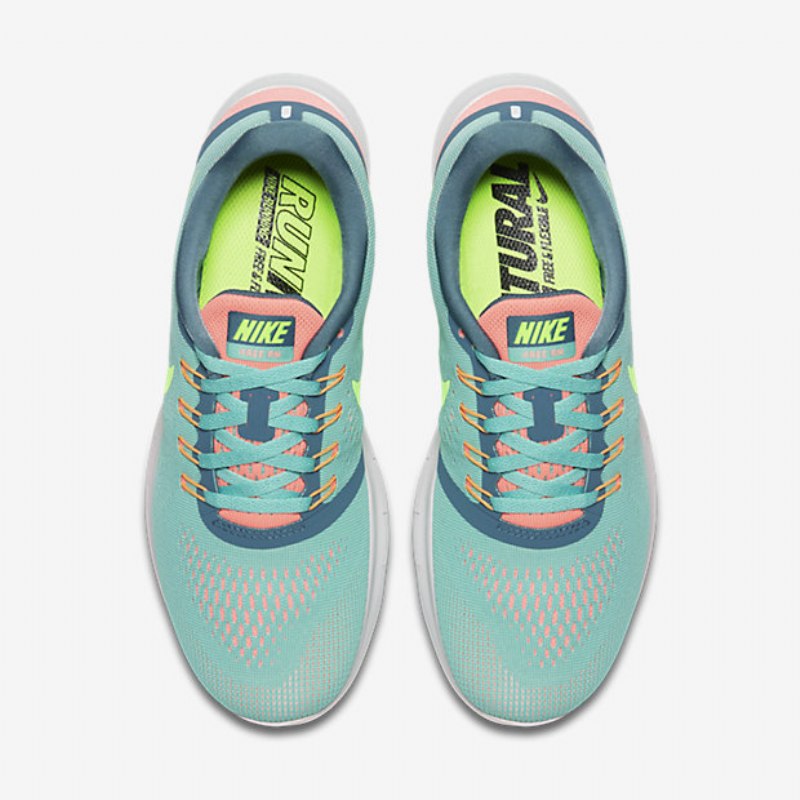 Juokseva Nike Free Naisten Rn Hyper Turquoise Lava Glow Blue Savustettu Vihreä Haamu