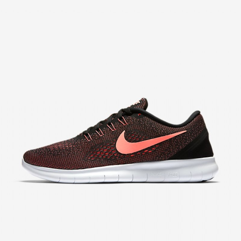 Juokseva Nike Free Naisten Rn Musta Valkoinen Flash Laava