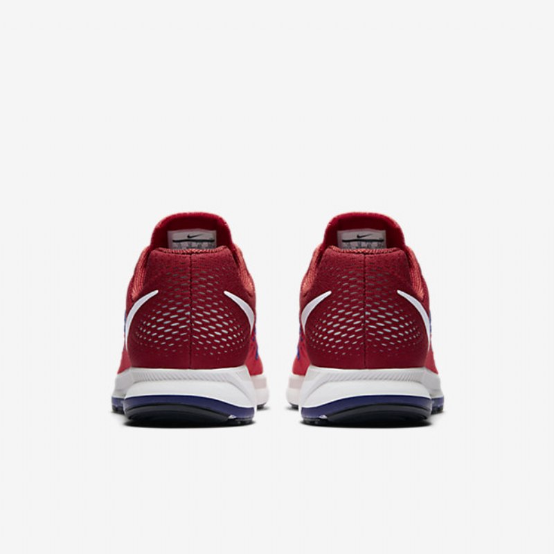 Juokseva Nike Zoom Air Pegasus 33 Miesten Emerald Glow Red Urheilu Sininen Reilu Valkoinen