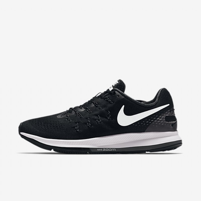 Juokseva Nike Zoom Air Pegasus 33 Miesten Flyease Musta Antrasiittivalkoinen