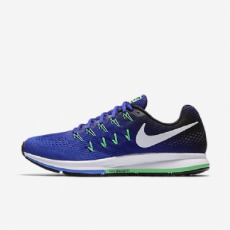Juokseva Nike Zoom Air Pegasus 33 Miesten Medium Blue Deep Night Black White