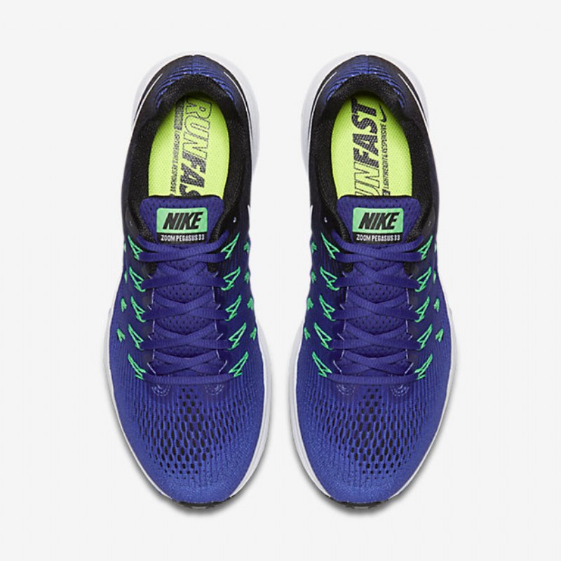Juokseva Nike Zoom Air Pegasus 33 Miesten Medium Blue Deep Night Black White