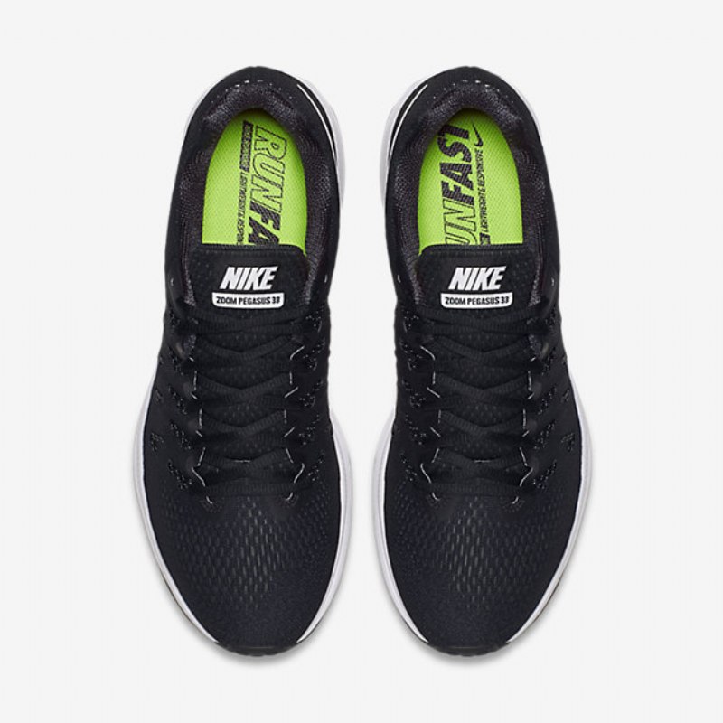 Juokseva Nike Zoom Air Pegasus 33 Miesten Musta Antrasiitti Kylmä Valkoinen Harmaa