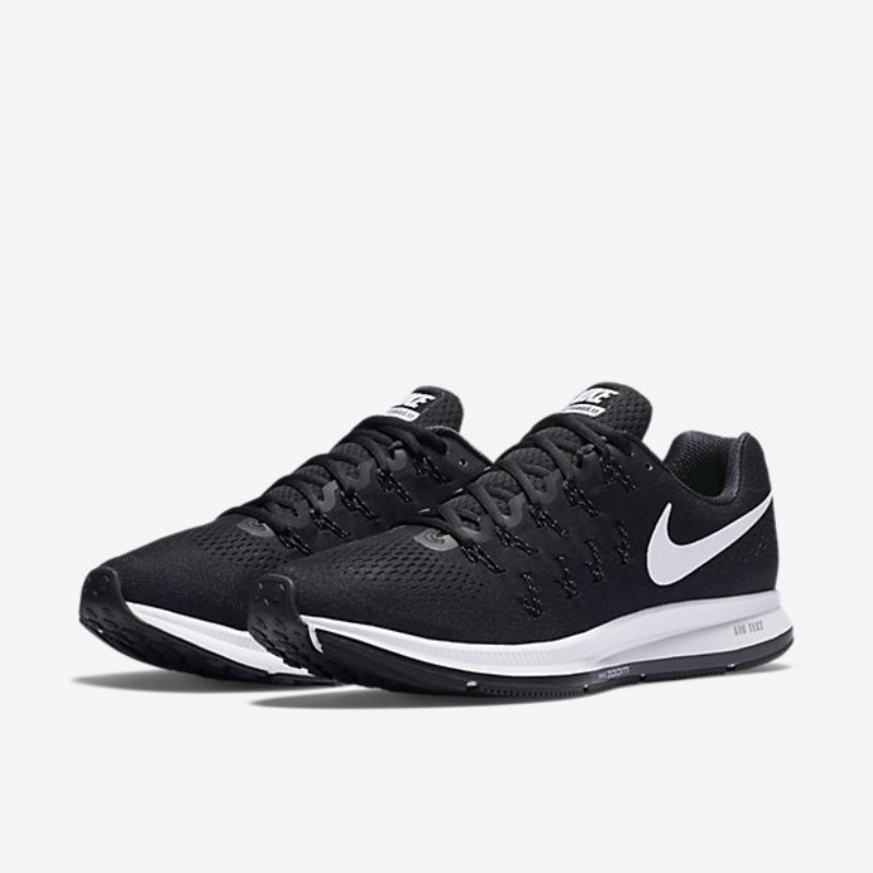 Juokseva Nike Zoom Air Pegasus 33 Miesten Musta Antrasiitti Kylmä Valkoinen Harmaa